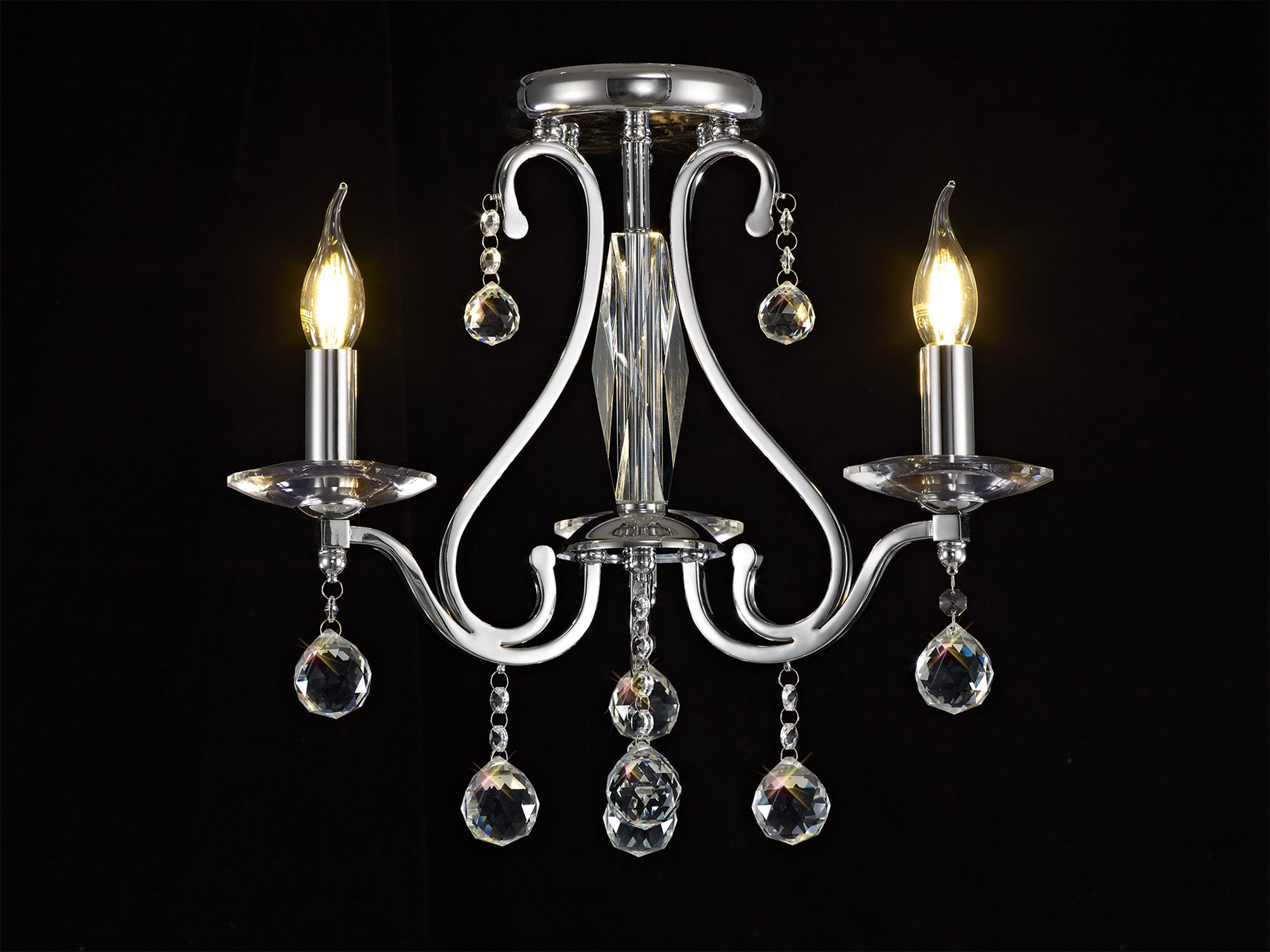 Bianco Polished Chrome Crystal Ceiling Lights Diyas Multi Arm Crystal Fittings Bianco Polished Chrome Crystal Ceiling Lights Diyas Multi Arm Crystal Fittings